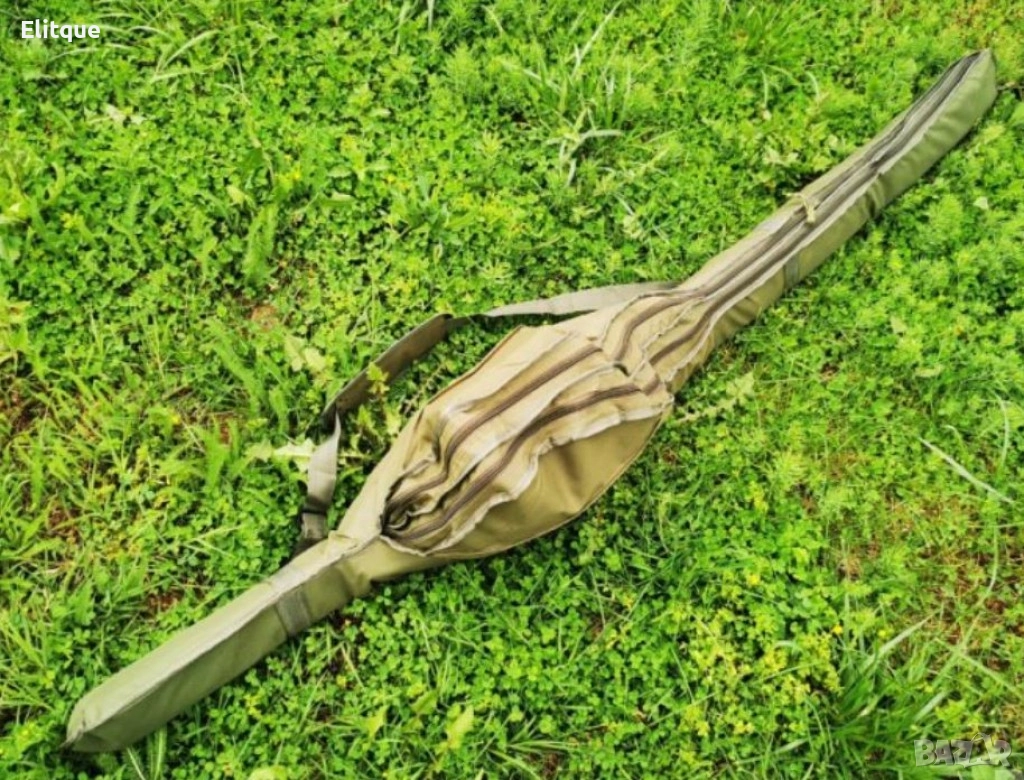 Шаранджийски калъф с три отделения - зелен 1.50м, 1.95м, 2.10м, снимка 1