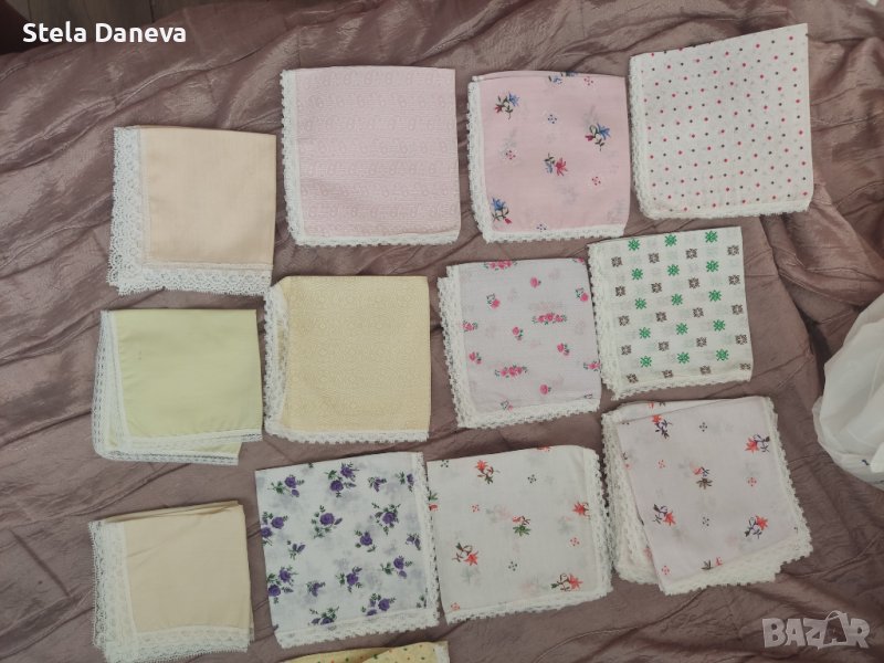 Нови ретро/носни кърпички 23х23см, снимка 1