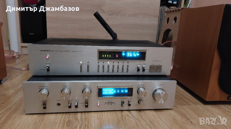 Pioneer blue line-усилвател sa710  и тунер tx710, снимка 1