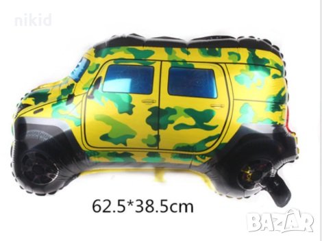 Джип фолио фолиев балон хелий въздух парти, снимка 1