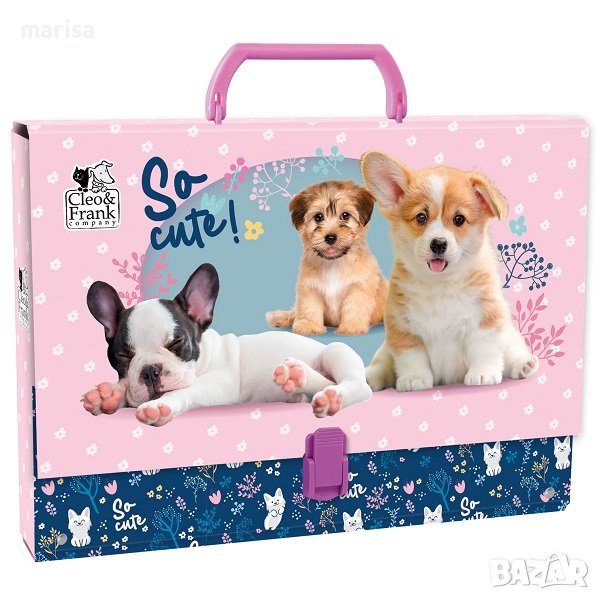 Чанта с дръжка Cleo i Frank, с кучета, за момиче Код: 5901130086689, снимка 1