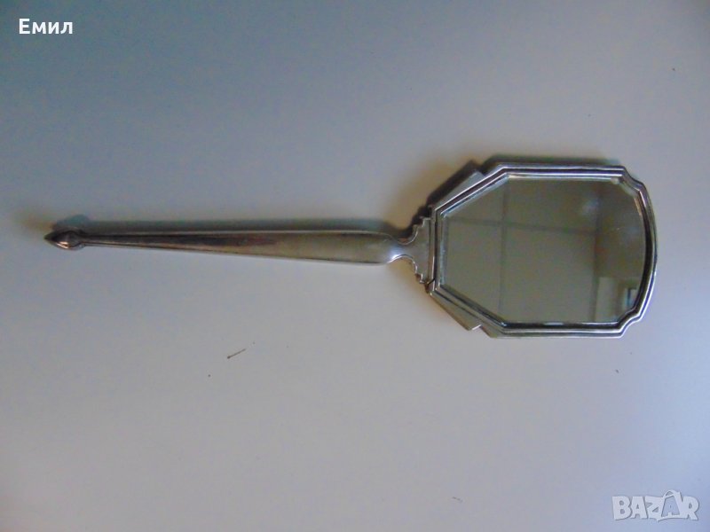 Антикварно сребърно огледало Англия , снимка 1