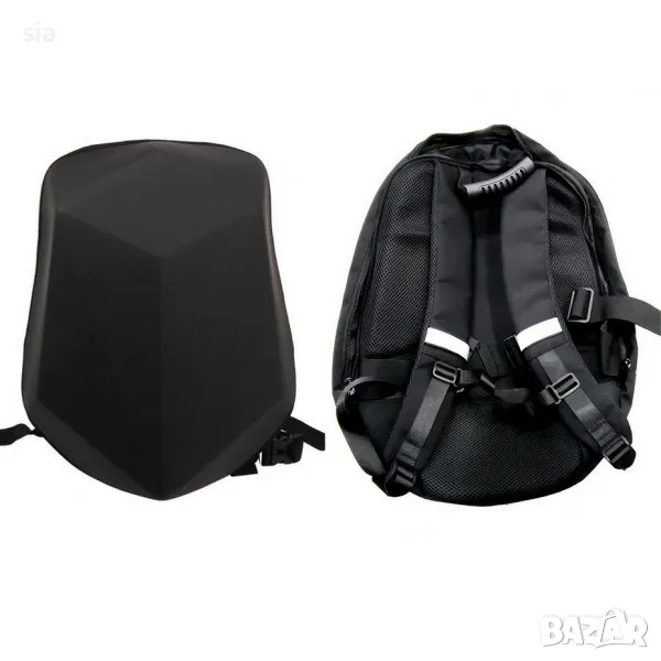 Раница за мотор, черен мат, 49см, снимка 1