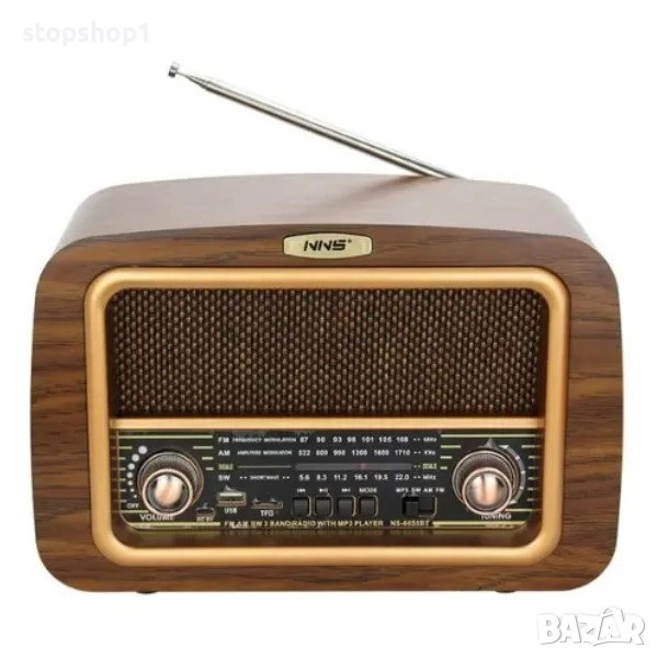 XXL Vintage Радио Bluetooth USB карта NNS , снимка 1