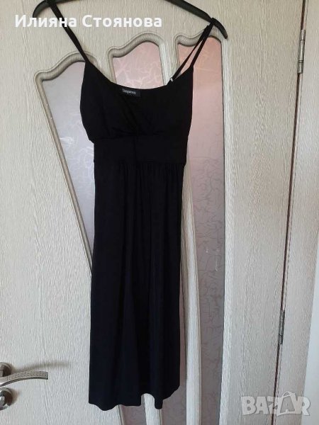 Красива черна рокля секси, снимка 1