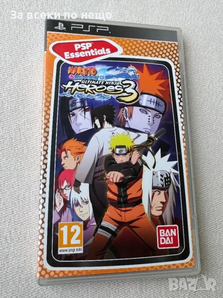 Оригинална Игра за PSP Naruto Shippuden Ultimate Ninja Heroes 3 (Sony PSP), снимка 1