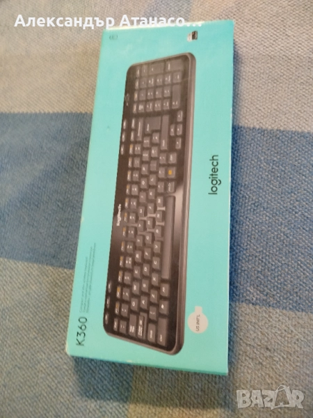 Logitech K360 Безжична клавиатура, използвана, в добро състояние, снимка 1