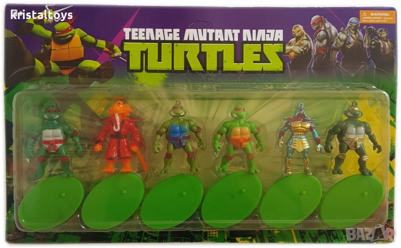 Костенурките Нинджа детски комплект от 6 броя, снимка 1