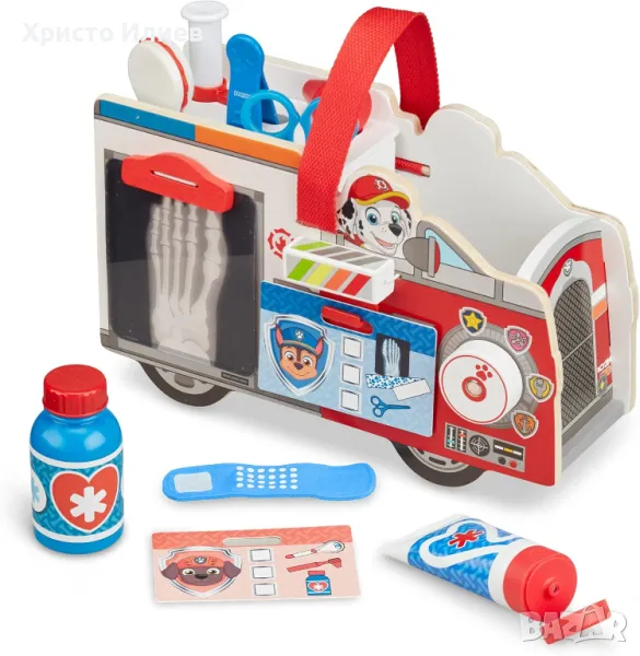 Докторски комплект Melissa and Doug Спасителното камионче Paw Patrol, снимка 1