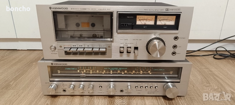ресийвър kenwood kr-2010 и дек kx-550, снимка 1