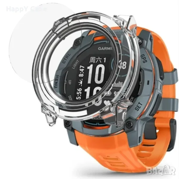 Garmin Instinct 3 45 50 / E 40 / Твърд удароустойчив кейс с протектор, снимка 1