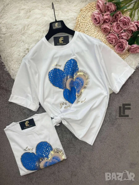 Тениска LFS Lovely Hearts  , снимка 1