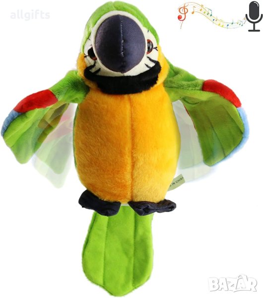 Говорещ папагал играчка: Забавен и образователен начин да забавлявате и образовате децата си, снимка 1