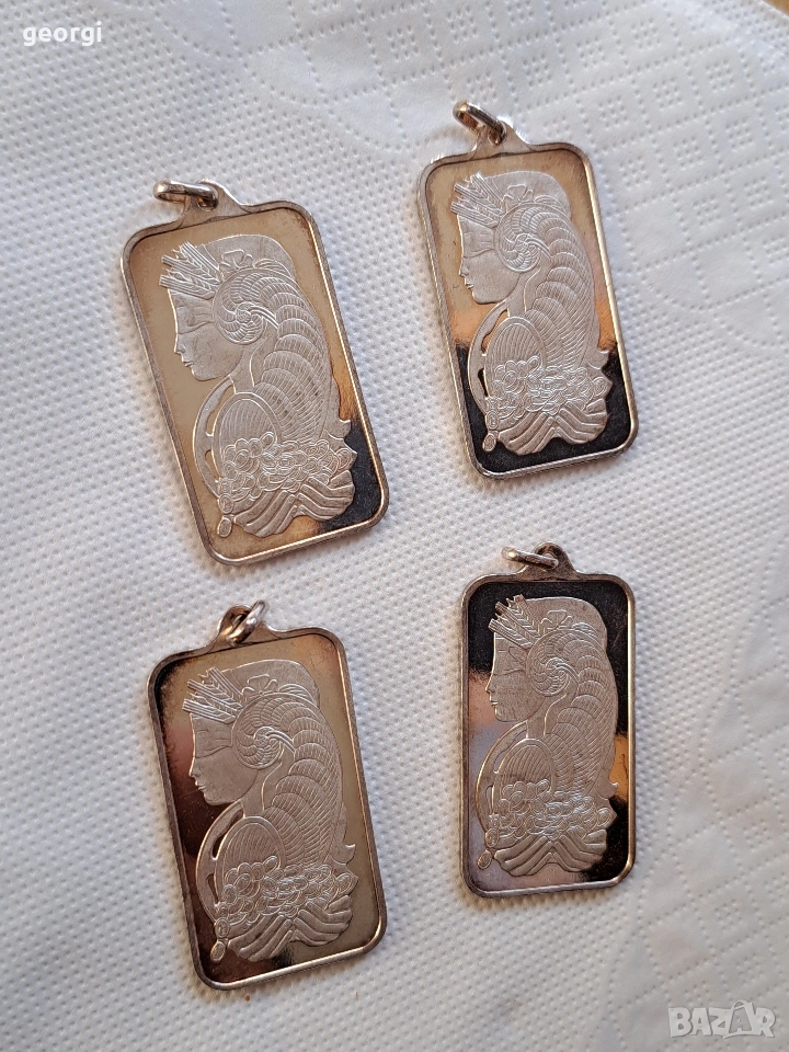 Швейцарско сребърно кюлче 10 гр. Фортуна, снимка 1