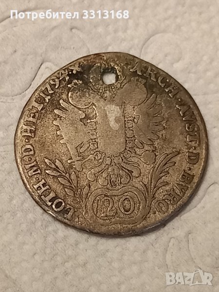 20 кройцера 1794, снимка 1