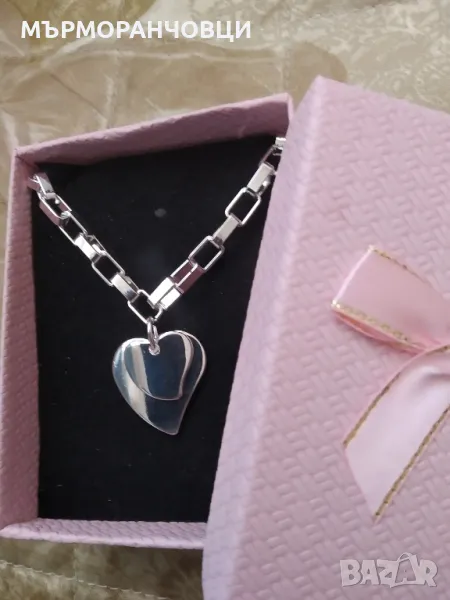 Нова, сребърна гривна с подаръчна кутия., снимка 1