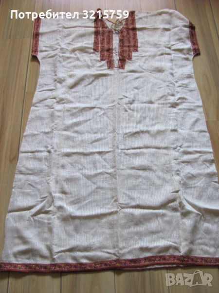 19 век риза за носия , копринен кенар , бродерия, снимка 1