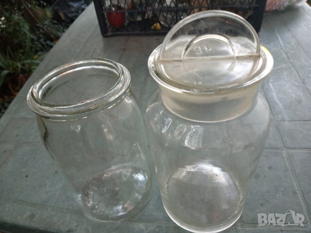 Стъклени буркани, петлитрови, снимка 1 - Други стоки за дома - 42612341