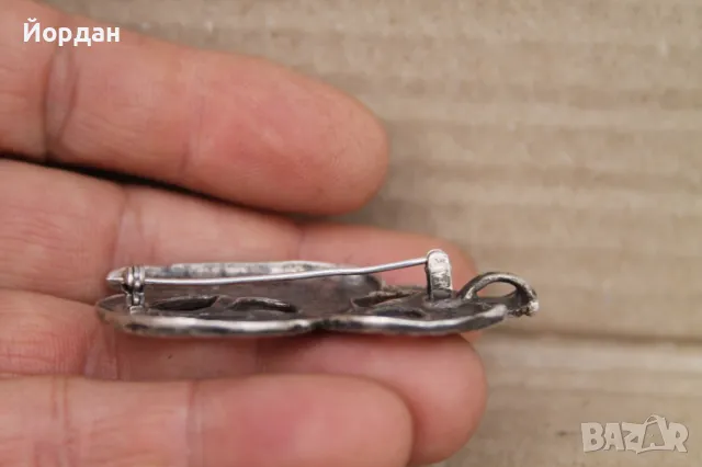 Сребърна брошка , снимка 8 - Други - 49651899