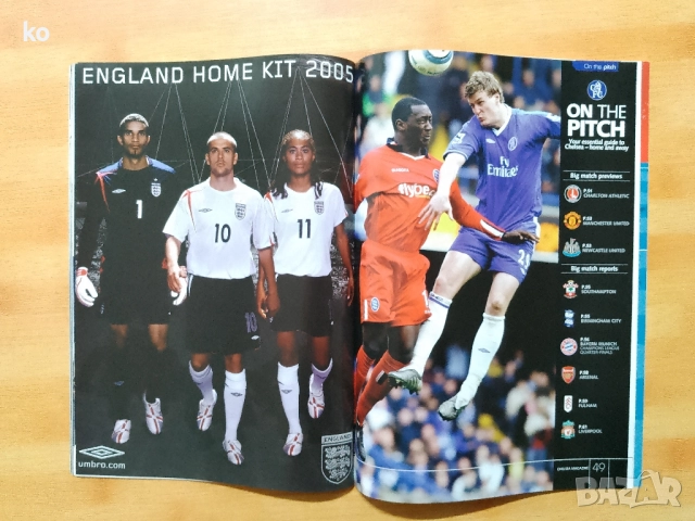 Футболно списание на Chelsea fc юни 2005г, снимка 6 - Списания и комикси - 52056985
