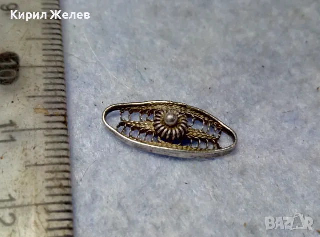 СТАРИННО ФИЛИГРАННО СРЕБЪРНО УКРАШЕНИЕ ВИСУЛКА СРЕБРО ВИСОКА ПРОБА ФИНА РЪЧНА ИЗРАБОТКА 48259