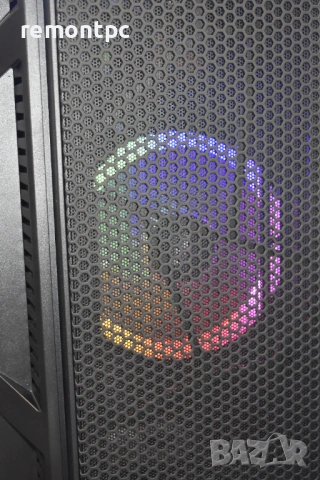 Геймърски компютър I5 8500 RX580 SSD 16 GB DDR4 светещща кутия, снимка 4 - Геймърски - 53876277