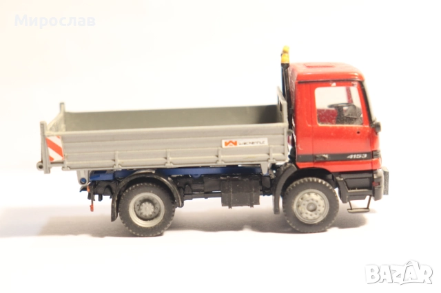 HERPA H0 1/87 MERCEDES ACTROS САМОСВАЛ КАМИОН МОДЕЛ, снимка 5 - Колекции - 52864930
