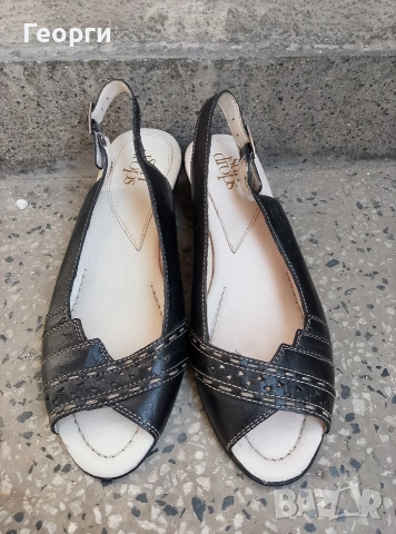 Нови дамски сандали от естествена кожа, снимка 2 - Сандали - 53879899