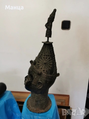 Автентична Африканска статуетка от Дахомей, снимка 7 - Антикварни и старинни предмети - 54312632