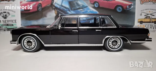 Mercedes 600 W100 1963 - мащаб 1:24 на Welly моделът е нов в кутия, снимка 5 - Колекции - 49871250