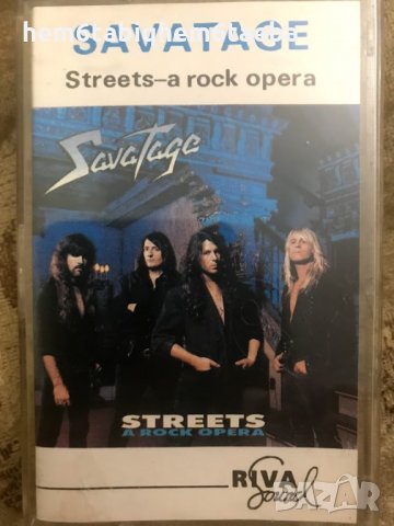 Рядка касетка! Savatage - Streets -A Rock Opera -Riva Sound, снимка 1