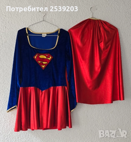 Рокля Superwoman размер Л-ХЛ, снимка 7 - Рокли - 52190481