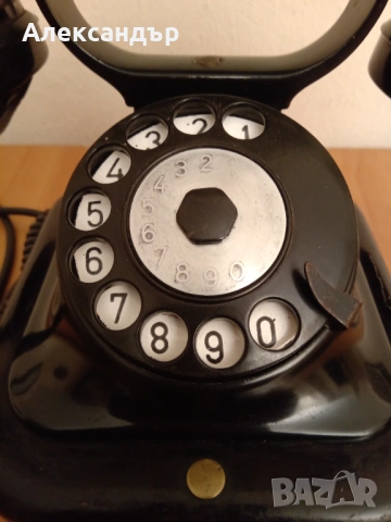 Ретро телефон, снимка 2 - Антикварни и старинни предмети - 53917718