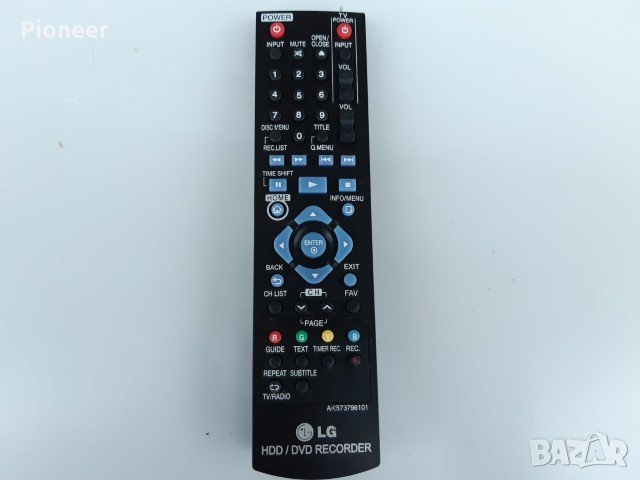 LG DVD-HDD Recorder - дистанционно управление, снимка 1 - Ресийвъри, усилватели, смесителни пултове - 31678350