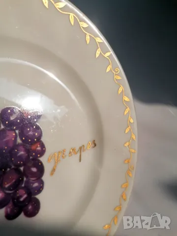Чиния Грозде 🍇⚜️, снимка 4 - Декорация за дома - 48737940