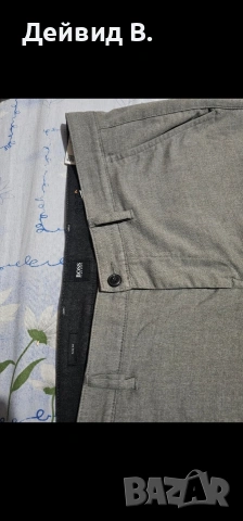 Hugo Boss Slim – мъжки елегантен панталон, сив, снимка 2 - Спортни дрехи, екипи - 53138841