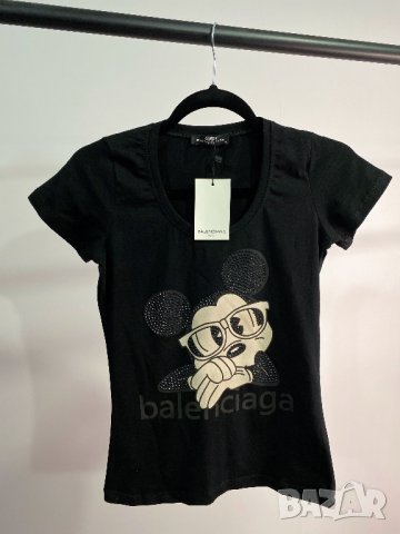 BALENCIAGA дамска тениска , снимка 3 - Тениски - 42082319