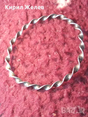 СТАРИННА СРЕБЪРНА ГРИВНА МНОГО ВИСОКА ПРОБА СРЕБРО ПАТИНА РЕТРО ПЛЕТКА РЪЧНА МАЙСТОРСКА РАБОТА 47972, снимка 13 - Антикварни и старинни предмети - 48485596