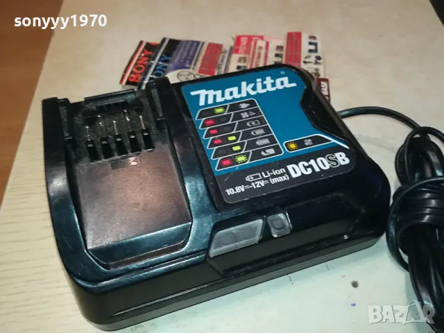 MAKITA DC10SB-BATTERY CHARGER-ВНОС SWISS 3103251943, снимка 4 - Винтоверти - 49714751