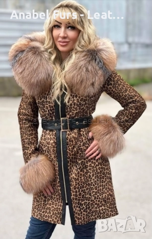 Дамски палта от естествена   кожа, снимка 3 - Палта, манта - 51996111