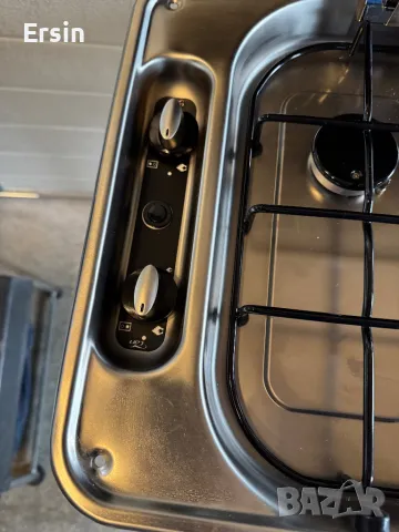 Комбинация готварска печка-мивка със стъклен капак  CAN (неръждаема стомана) (Чисто нов) , снимка 4 - Газови котлони - 48456765