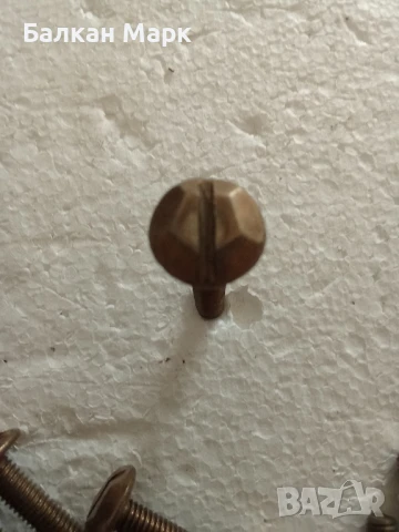 Декоративни немагнитни болтове M6x40 с месингово покритие | Внос от Германия | 0,15 лв./бр., снимка 4 - Железария - 51181935