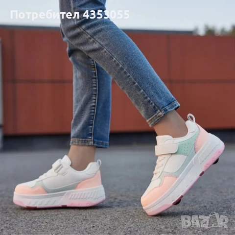 Детски маратонки с колелца, светещи обувки с колела, ролери, Heelys - НОВИ - Различна номерацив, снимка 12 - Детски маратонки - 48617546