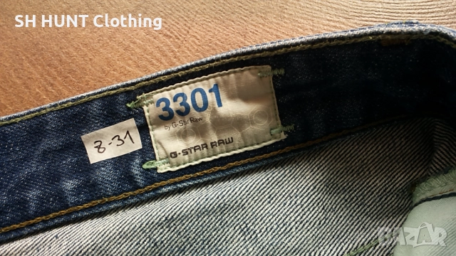 G-Star 3301 Low Tapered RL Jeans размер 34 / 34 мъжки дънки 8-31, снимка 11 - Дънки - 52695869