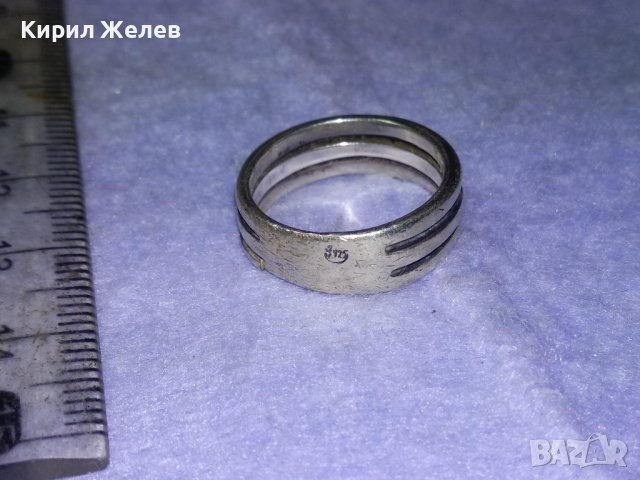 СТИЛЕН АЖУРЕН ЕЛЕГАНТЕН СРЕБЪРЕН АРТ ПРЪСТЕН СРЕБРО 925 РЪЧНА ИЗРАБОТКА 40022, снимка 13 - Пръстени - 42762931