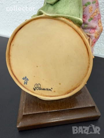 Статуетка на клоун Джузепе Армани с акордеон. №7413, снимка 9 - Колекции - 51910997