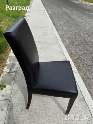 Трапезен кожен стол 1бр, снимка 6 - Столове - 50252498