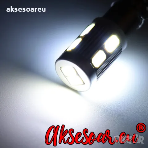 2 броя Нови габарити BAX9S с 10 LED диода крушка H6W-DC 12 V габаритни крушки фарове дневни светлини, снимка 18 - Аксесоари и консумативи - 49961803
