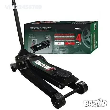 Професионален нископрофилен крик 4 тона Rock Force, снимка 2 - Други инструменти - 50786718