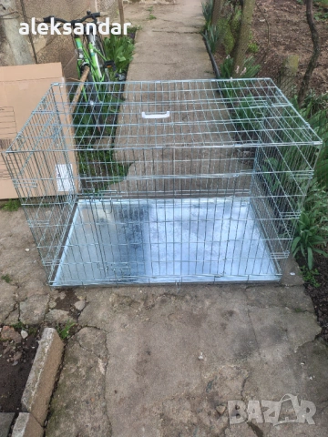 Голяма клетка сгъваема, снимка 3 - За кучета - 54044890